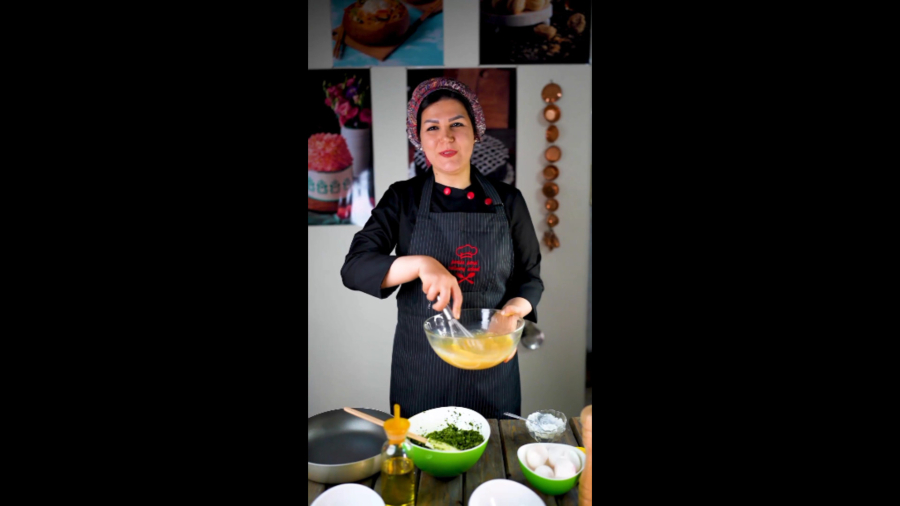 آموزش کوکو|کوکوسبزی متفاوت خوشمزه وتمام نکات آموزشگاه پریساپارسی