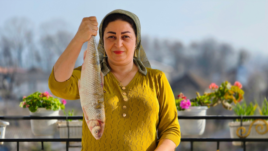 دستور پخت ماهی سفید شکم پر