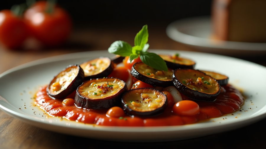 تفاوت خاص طعم خاص - گوجه بادمجون به سبک مدیترانه