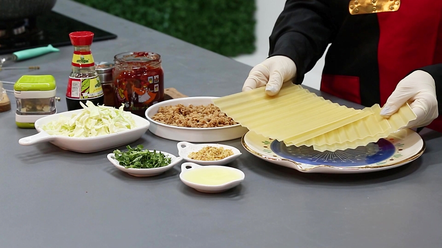 آموزش آشپزی اسپرینگ رول سویا
