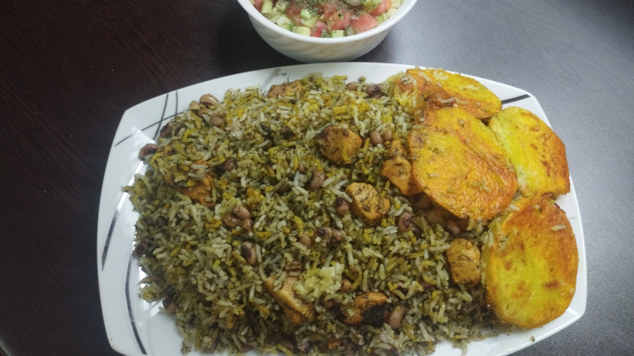 طرز تهیه پلو شوشتری با مرغ بسیار خوشمزه/پلو شوشتری