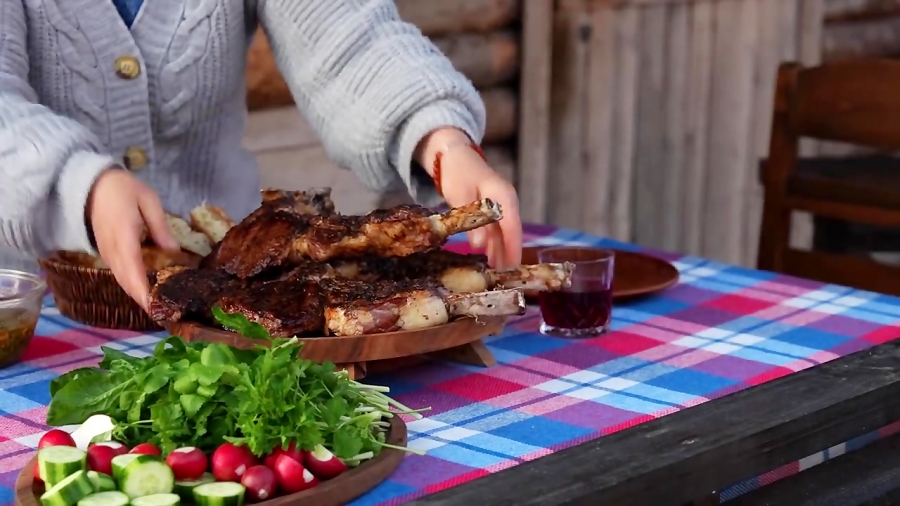 آشپزی در طبیعت آذربایجان جدید