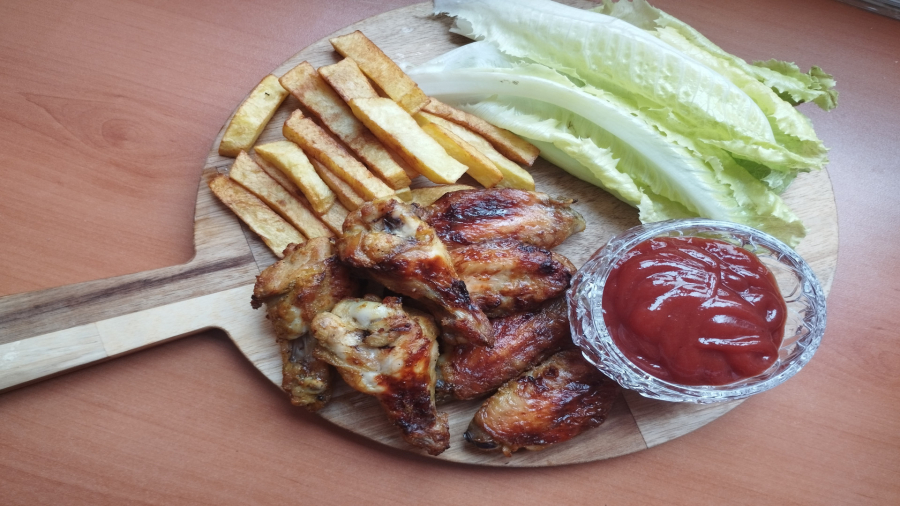 طرز تهیه کتف وبال سوخاری خانگی/کتف وبال کبابی/کتف وبال داخل توستر