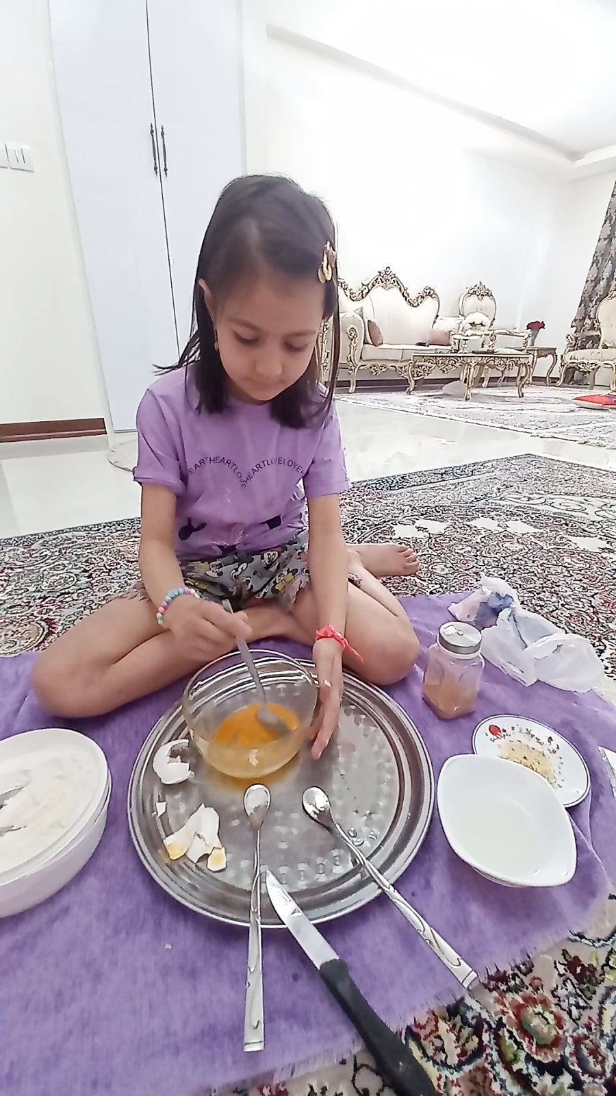 طرز تهیه خاگینه_شیرینی خانگی _خاکینه_پنکیک _