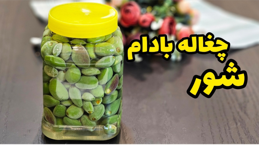 طرز تهیه شور چغاله بادام ترد و آسان / شور چغاله بادام / شور