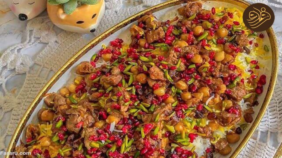 طرز پخت غذای خوشمزه / نخود پلو لذیذ