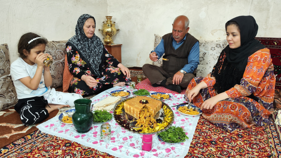 اولین بار پرده پلو درست کردم، نتیجه شگفت‌انگیز شد!