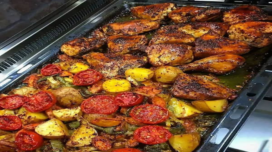 مرغ تنوری بسیار خوشمزه و بی دردسر