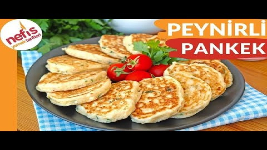پنکیک پنیر روسی و ترکی با سبزیجات _ غذاهای مناسب تغذیه مدرسه بچه ها_ آشپزی آسان