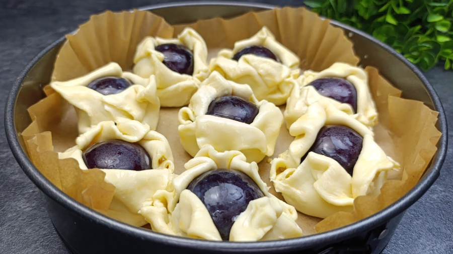 جدیدترین دسر با خمیر پفکی - طرز پخت جدیدترین دسرها - آشپزی آسان و سریع