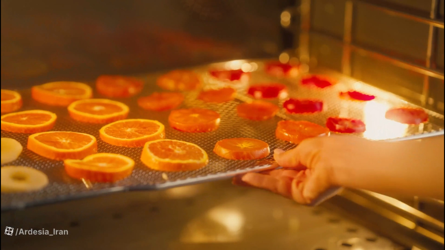 طرز تهیه میوه خشک خانگی در فر اجاق گاز آردزیا | ساده، سالم، حرفه‌ای