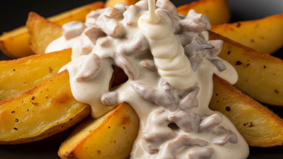 طرز تهیه سیب زمینی با سس قارچ به سبک رستورانی - مجله تجربه نت