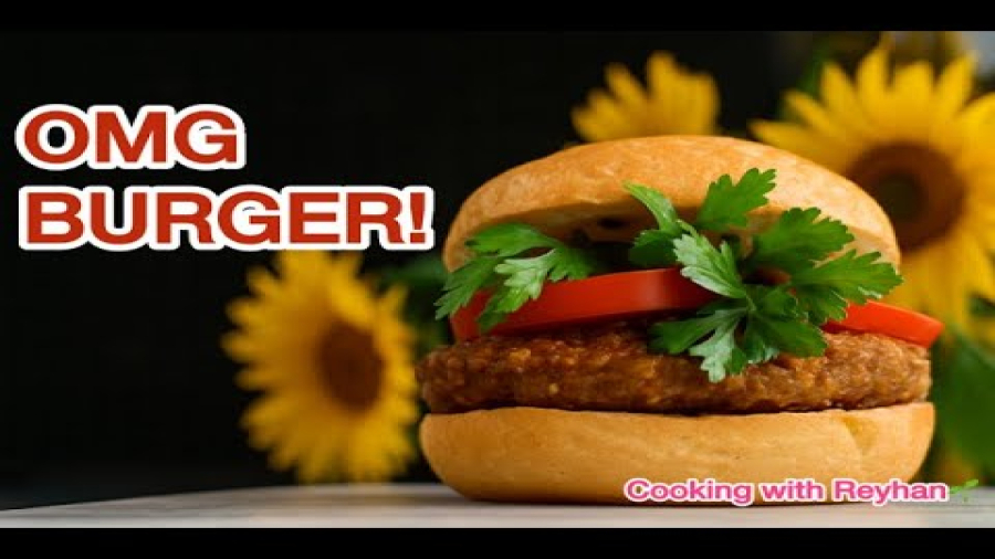 آموزش پخت برگر مرغ خانگی - آشپزی - آشپزی آسان و سریع - طرز تهیه برگر مرغ