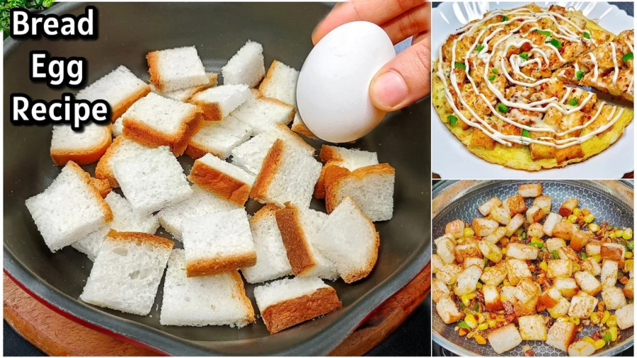 غذای سریع در ۲ دقیقه :: ساندویچ تخم مرغ و نان تست خوشمزه :: نان لقمه ای پیتزایی