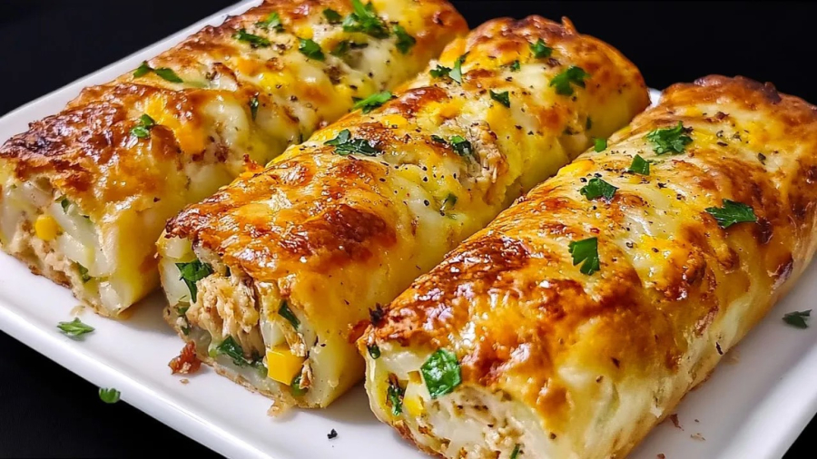 فقط سیب زمینی و ۳ تخم مرغ! یک غذای ساده که همه عاشقش میشن!