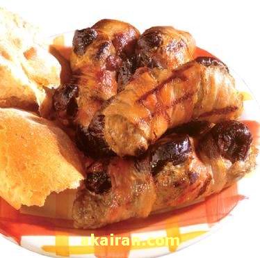 طرز تهیه دلمه سوسیس و آلو