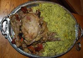 باقالی پلو با ماهیچه